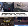 RQG 2 Pack Brass Offroad Inclinometer, High Definition Small RV