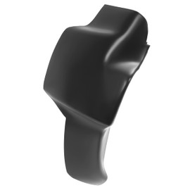 HECASA Lower Leg Fairings Compatible with 2006-2017 Harley Dyna Low Rider Street Bob Super Glide Wide Glide Pair Lower Leg Guards Unpainted