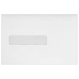 LUXPaper 6 x 9 Booklet Window Envelopes | Bright White | 24lb. Text | 500 Qty
