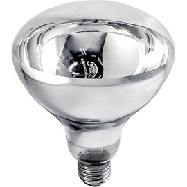 Amonson Lighting 275 WATT Infrared Heat Lamp - Bathroom Exhaust Heat Lamp Silver