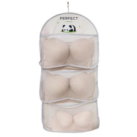 CAMSTIC Hanging Underwear Socks Storage Organizer for Door Wall Closet, Panda