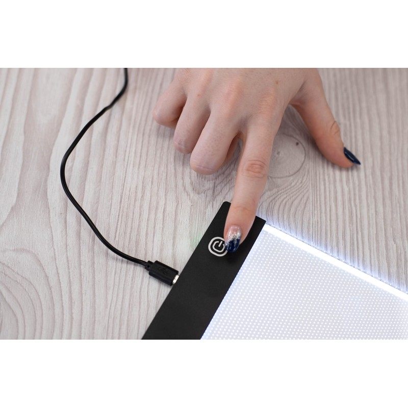 Crafter's Companion A4 LED Light Pad - Adjustable 3-Level Brightness