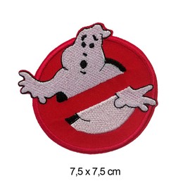 Ghostbuster Set of 2 Zeddemore Logo Film Patches Iron-On Patches Iron-On Patches