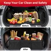 Simple Deluxe Car Trunk Organizer, Multi Compartments Collapsible Trunk Storage,