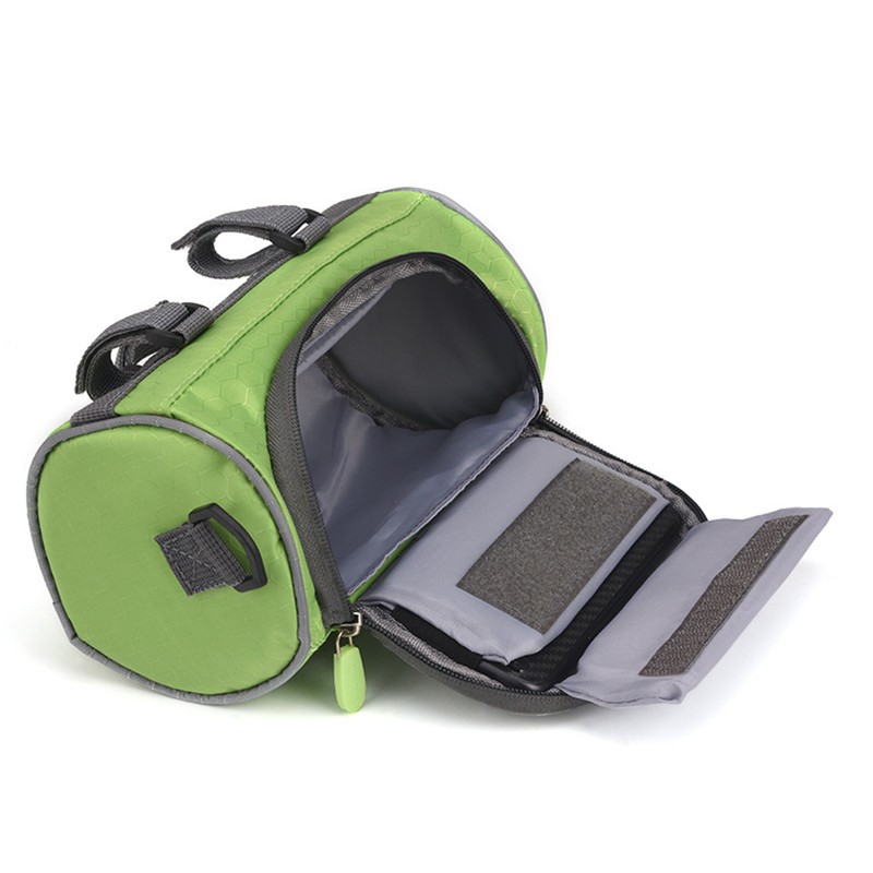Bike Handlebar Bag Bike Bucket Bag with Touch Screen Waterproof