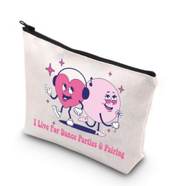 BCBA Makeup Bag ABA Therapist Gift Behavior Technician Gift I Live for Dance Parties & Pairing Gifts (I Live UK)