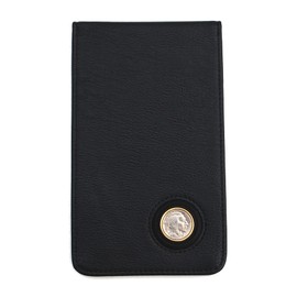 US 1937 Indian Head Buffalo Nickel Removable Magnetic Golf Ball Marker Durable PU Black Leather Scorecard Holder