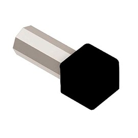 Schluter QUADEC - 3/8" Inside/Outside Corner - Black - (ED/Q100GS)