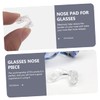 Baluue 4sets Supple Nose Pads for Glasses Nose Guards Comfortable
