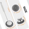 Heavy Duty Stainless Steel Scrubber Set - Long & Short