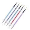 5pcs Nail Art Brushes & Dotting Tools Set - Double