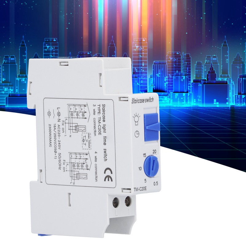 Time Switch Mechanical Adjustable Light Control Timer 20 Minutes Interval