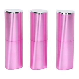 3pcs Empty Lipstick Tubes Trilateral Shaped DIY Lip Balm Container Makeup Cosmetic Making Tool