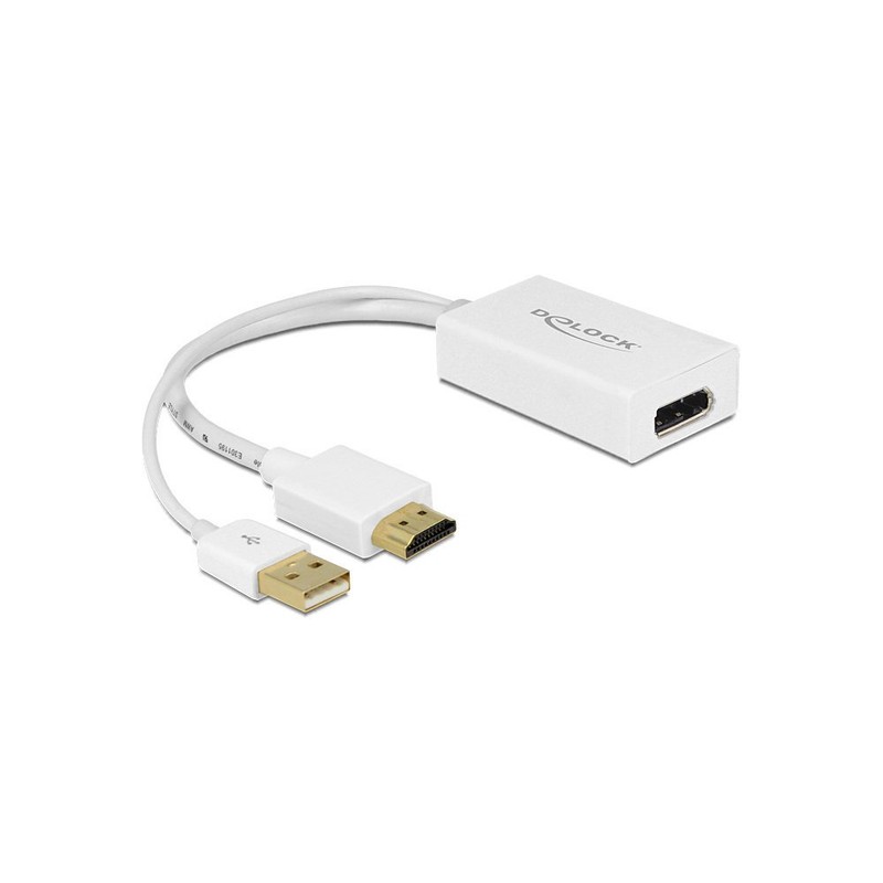 Delock 62496 Adapter HDMI-A Stecker Displayport Buchse