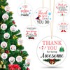 Barydat 24 Pcs Christmas Ceramic Ornaments Thank You Gifts Inspirational