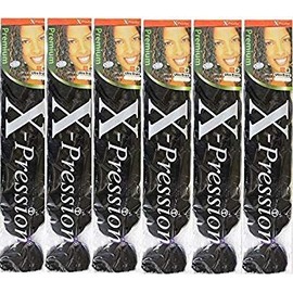 X-pression Premium Original Ultra Braid - Color Yellow (Pack of 6)