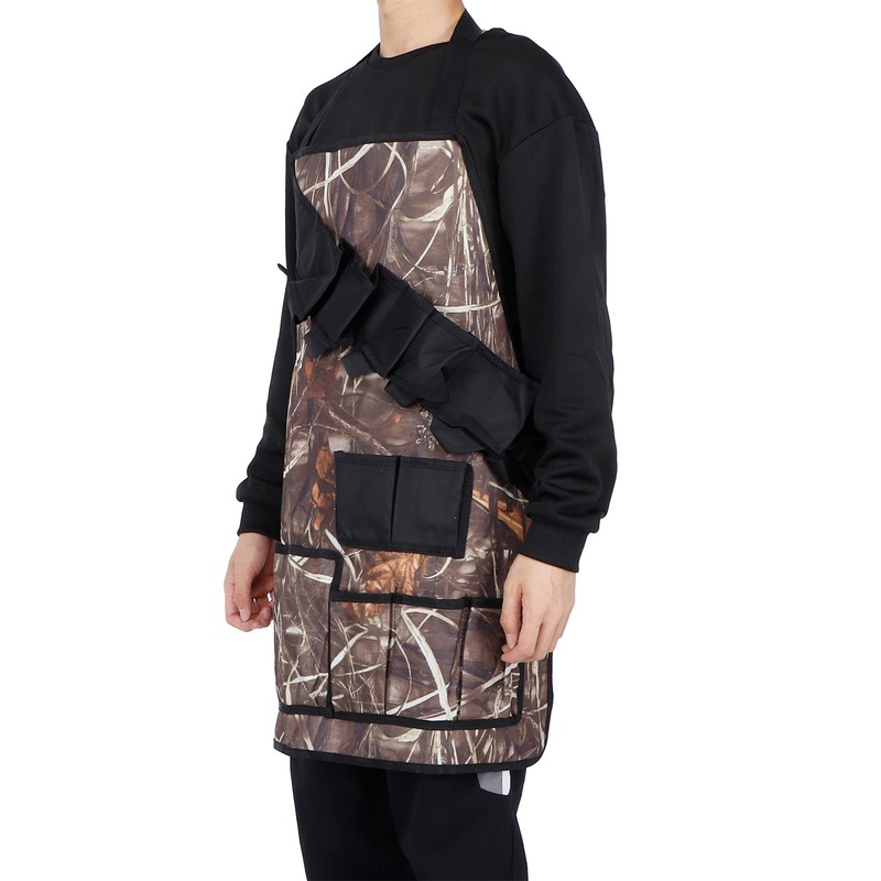 Multi Pockets Apron 600D Oxford Fabric Camouflage Picnic Barbecue Aprons
