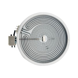 GEIparts 2512343818, 2512343816 Dual Radiant Element 9'' Replacement Parts Radiant Surface Element Compatible with Electric Range 130/3100W 240V 191D5129P005 164D3871P001