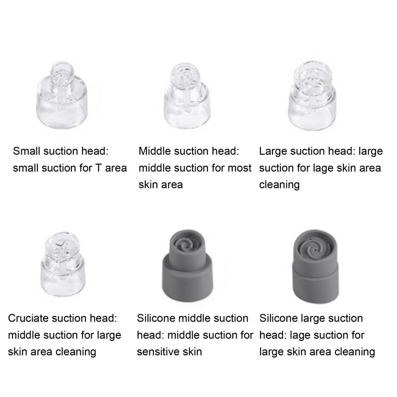 Electric Blackhead Vacuum Machine 3 Gears Blue Purple Light Pores
