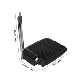 KICHOUSE Elevating Wheelchair Footrest Pads Aluminum Alloy Wheelchair Footplates Compact Design for Ergonomic Comfort