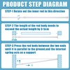 2Pcs Window Bars Security, Adjustable Sliding Door Guard Window Lock