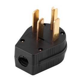 NEMA 14-50P 125-250V 50A 7KW US Plug Generator Grounding Straight Blade Angle 4 Holes Male Plug Electrical Plug Replacement