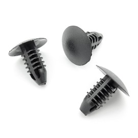 VVO Fasteners Plastic Windscreen Cowl or Scuttle Panel Clip, Black (Pack of 10)