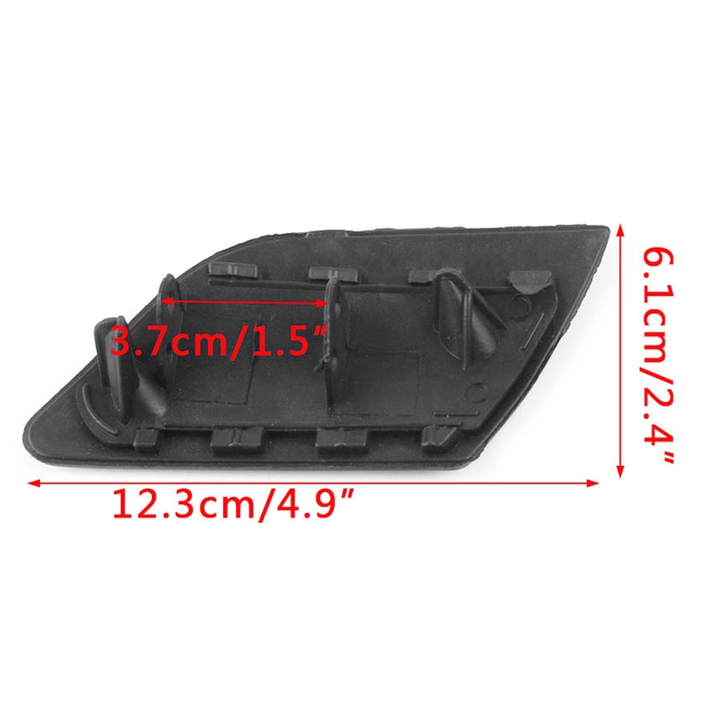 2PCS Headlight Washer Cover Cap 1K5955109A Heat Resistant Modifiable Replacement