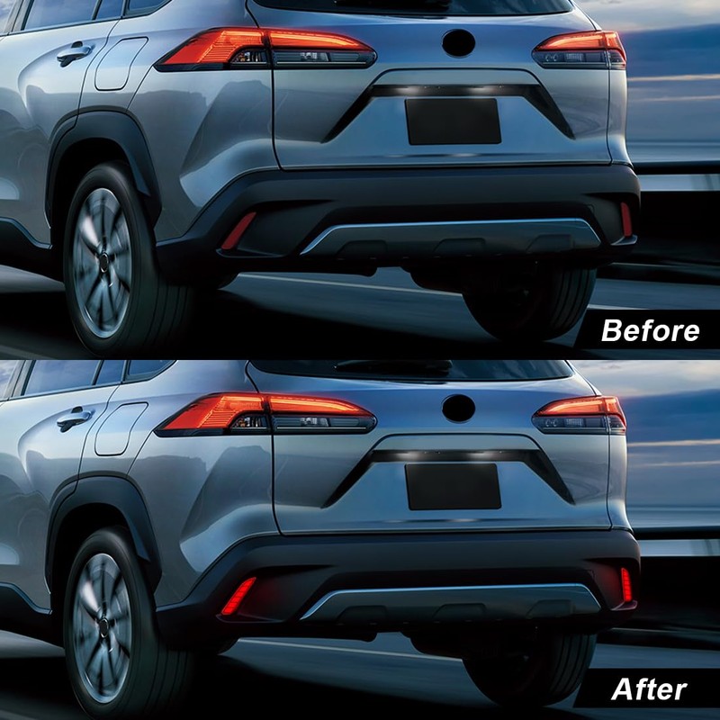 VGETTING LED Rear Reflector Lights For Toyota Corolla Cross 2020-2022