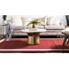 Unique Loom Del Mar Collection Contemporary Transitional Terracotta Area Rug