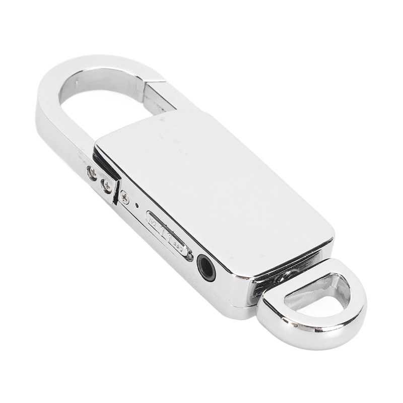 Voice Recorder HD Noise Reduction HiFi MP3 Player Keychain Voice