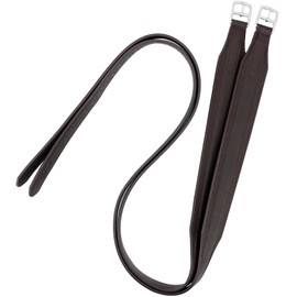 Jeereal Stability Stirrup Leathers for English Saddle Wide Body English Stirrup Leathers for Equestrian Riding (Dark Coffee, 62" / 155cm)