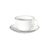 LIGNE Kaffeetasse m. Unterer ( 210ml) mit schwarzer Linie
