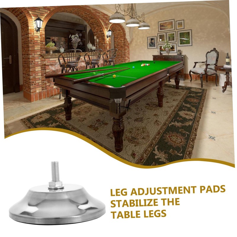 Kisangel Pool Table Leg Adjusters Billiard Table Leveling Feet Stability