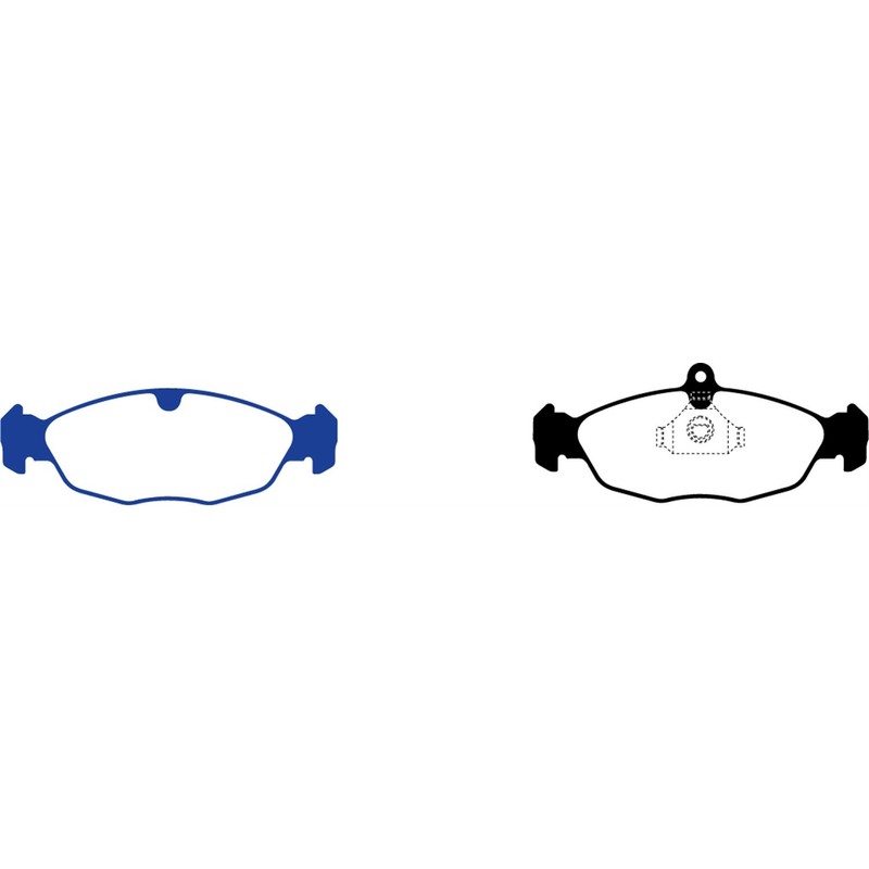 EBC Brakes DP31198C Redstuff Ceramic Low Dust Brake Pad