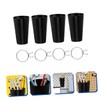 KONTONTY 4 Sets Multifunctional Pegboard Hooks and Cups Kit and