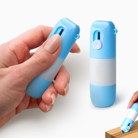 2Pcs Liquid Paper Correction Fluid Thermal Paper Correction Fluid - Package Opener Box Opener and Privacy Protection Paper Artifact Cover it Correction Fluid - 2 in 1 Thermal Paper Eraser & Box Cutter