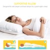 Homelike Moment Down Feather Pillows for Sleeping - 2 Pack