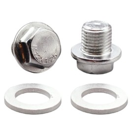 M12*1.25 2pcs Drain Bolts for Mommel Car Oil Sump Oil Drain Screw Oil Replacement