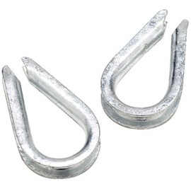 Seachoice Rope Thimble - Galvanized 5/8 Inch 43350
