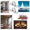 YTUGIL Pack of 20 Stainless Steel Eye Plate, Wall Eyelet,