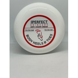 RUN PERFECT Anti Chafing Cream - All Natural Anti Friction Foot Moisturizer for Dry Skin - Vegan Anti-Chafe Cream for Body, Heels, Feet, Toes - Trail Running, Hiking Essentials for Women, Men (Small)