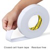 MILEQEE Single-Sided Adhesive Foam Tape EVA White, Multipurpose Sponge Sealing