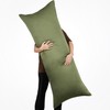 100% Cotton Body Pillow Case Cover with Zipper, Wrinkle-Free, Super