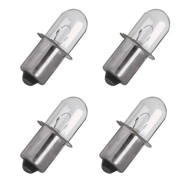 HASMX 4-Pack 18V Xenon Bulb Replacement for Ryobi Flashlight Work Lights 18 Volt Bulbs ONE+ Cordless
