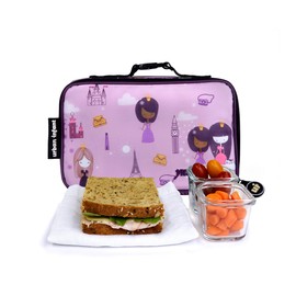 Urban Infant Yummie Lunch Bag with Allergy Alert Cards - Violet, Purple