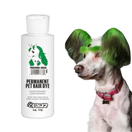 OPAWZ Permanent Dog Hair Dye, Pet Hair Dye Safely Used by Grooming Salons for a Decade, Pet Safe Dye Lasts Over 20 Washes, Bright Color for Dogs and Horses (Profound Green)