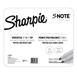 Sharpie, 30 Ct S-Note Creative Marker + Highlighter | Assorted Colors Chisel Tip