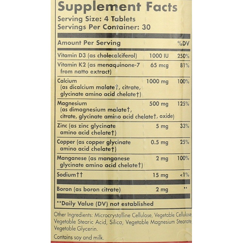 Solgar Advanced Calcium Complex 120 Tablets**