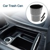 TUCKBOLD Car Trash Can Portable Seat Back Trash Bin White
